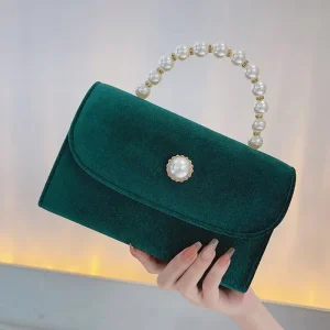 Fashion Temperament Pearl Hand held Women’s Bag Designer Bags Evening Bag