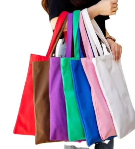 Fashion Tote Bag Custom Heavy Duty Canvas Shoulder Bag Custom Print Bag