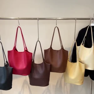 Fashion Tote Bag Large Soft PU Leather Bag Women Handbags Ladies Suitable Daily Soft Surface Shoulder Bag