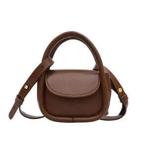 Fashion Unique Designer Lady Bag Women Mini Earphone Bag Trendy Solid Color Shoulder Bags Single Strap PU Handbag