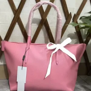 Fashion Vintage Logo Nylon Zipper Large Horizontal Crocodile Print Waterproof Polyester Large Capacity Beach Tote Bag