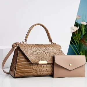 Fashion Waist Belt Lady Bags Set Single Strap Large Capacity Casual Luxury Women’s Handbags with Woman Purse