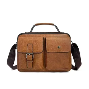 Fashion Waterproof Antitheft Shoulder Crossbody Satchel Bag for Work Men Messenger Bag