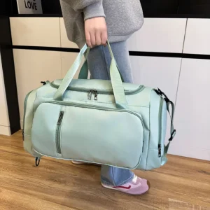 Fashion Waterproof Expandable Unisex Large Gym Oxford Travel Duffel Weekend Overnight Bag