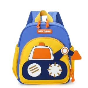 Fashion Waterproof Oxford Polyester Zipper Preschool Backpack for Kids Boys Girls Toddler Kindergarten School Bag