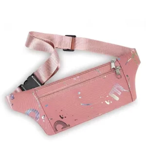Fashion Woman Fanny Pack Waterproof Chest Bling Shoulder Bag with Bright Waist Design Custom