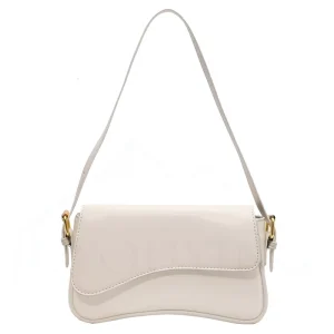 Fashion Women Shoulder Bag Premium PU Leather Waterproof Single Strap Hobo Clutch Purse with Zipper & Hasp Closure for Daily Use