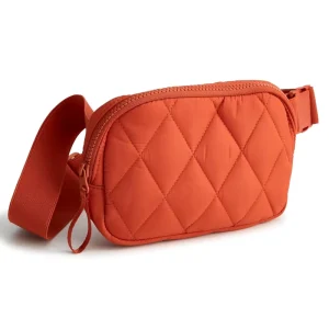 Fashion Women’s Featherweight Woodward Small Belt Bag Quilted Fanny Pack Waist Bag OEM