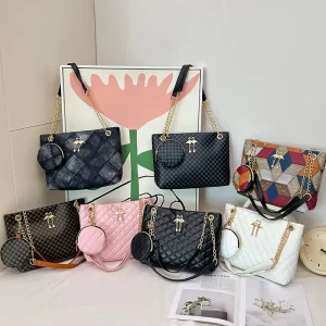 Fashion Women’s PU Leather Shoulder Bag Designer Inspired Crossbody Purse for Ladies