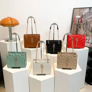 Fashion Women’s Shoulder Bag With Solid Shoulder Strap Handbag PU Material Purses and Handbags for Ladies