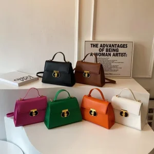 Fashion Women’s Shoulder Bags Pu Leather Purses and Handbags Small Square Designer Handbags