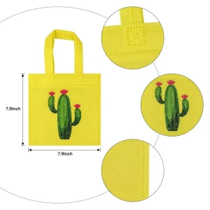Fashionable Aloha Tropical Pattern Custom Non Woven Shopping Bag Colorful Reusable Grocery Tote Bag for Summer Beach Travel