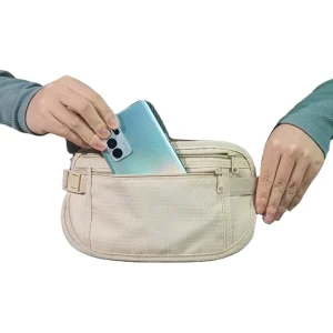 Fashionable Multicolor Convenient Lightweight Outdoor Sports Nylon Waist Bag Large Capacity Ultra Light Ultra Thin