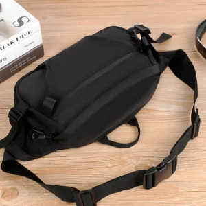 Fashionable Outdoor Leisure Waist Bag Chest Pack Crossbody Simple Sports Fitness Bag For Men And Women