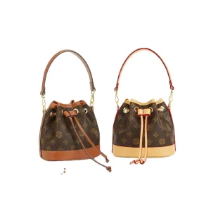 Fashionable Retro-style Bucket Bag Can Be Carried in Hand or Worn Across the Body