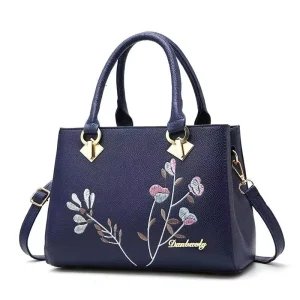 Fashionable Single Shoulder Elegant Crossbody Bags Women Handbags with Zipper Closure Polyester Lining