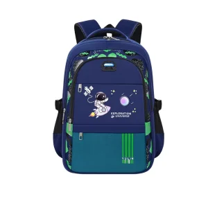 Fashionable Student Backpack Cartoon Astronaut Double shoulder Waterproof School Bag
