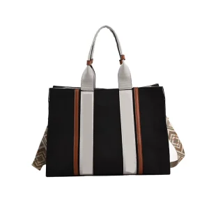 Fashionable Tote Bags Canvas Polyester Women Designer Handbag Large Capacity Tote Shoulder Bag