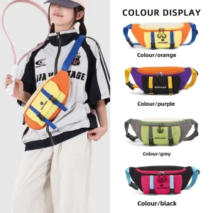 Fashionable Trendy Chest Bag Crossbody Shoulder Bag Phone Waist Pack Nylon Zipper Outdoor Cycling Sports Simple Versatile Casual