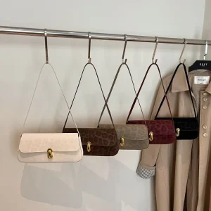 Fashionable Trendy Handbag Leopard Print Simple Casual Design Lady Fashion Ladies Sling Pu Leather Shoulder Bag