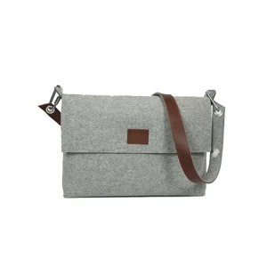 Felt Grey Satchel for Young Boys
