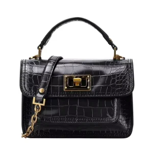 Female Satchel Bags Handbag Cross Bags for Girls Women Purse Stone Pattern Luxury Handbags With Handle