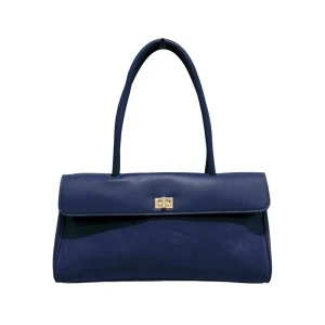 Flap Tote Bag with Turnlock PU Leather Women Handbag High Quality Factory Fashion Lady Accessory Bolsa Mujer Satchel