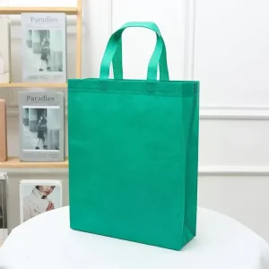 Flexography Custom Eco friendly Recyclable Reusable Non Woven Tote Bag with Screen Printing for Grocery Supermarket Gift Use