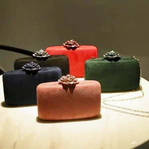 Flower Dinner Bag for Women Luxury Chain Party Handbags Wedding Handbags and Purse Ladies Evening Clutch Bags