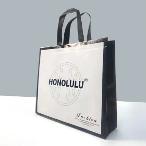 Foldable Non woven High Quality Handle Bag Custom Logo Reusable Colorful Shopping Tote Bag Shoes Clothing Packaging Handbags