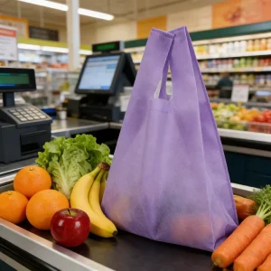 Fornon Woven t Shirt Bag Non Woven T shirt Shopping Bag Tote Bags with Custom Printed logo