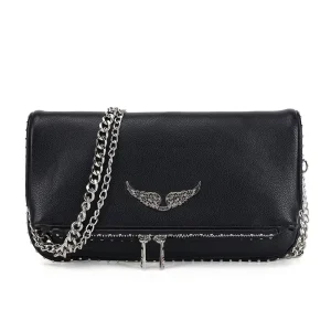 French ZV new diamond studded wing chain bag women’s bag fashion crossbody bag simple casual European and American style