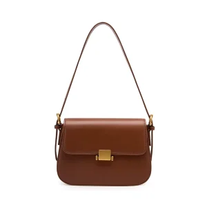 Genuine Leather Designer Women’s Fashion Shoulder Crossbody Bag Open Closure Daily Use Saddle Shape Customizable
