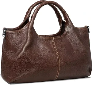 Genuine Leather Durable Summer Autumn Satchel Crossbody Hobo Bag for Women Medium Shoulder Tote Handbag Purse Bulk