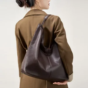 Genuine Leather Tote Bag for Women Supplier Multifunctional Vintage Practical Quiet Luxury Shoulder Messenger Bags