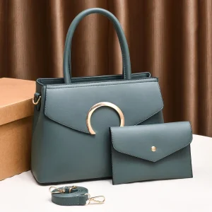 Good Quality Designer Custom Ladies PU Leather Shoulder Hand Bag Tote Bags Women’s Handbags With Purse