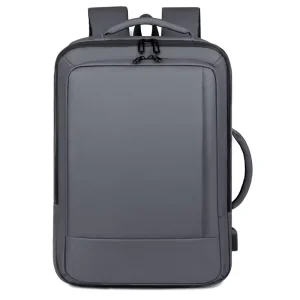 Good Quality Student School Bags Unisex Capacity Leather Office Computer Bag Nylon Anti Theft Custom Laptop Backpack