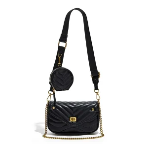 HK Design Ladies Handbag Storage Women Shoulder Cross Small Bag Purse Woman Saddle Bag