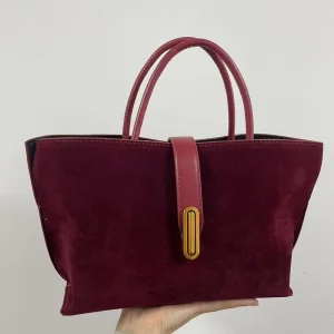 Hand Bags for Girls New Design Suede Pu Leather Ladies Shoulder Crossbody Bag Trendy Hand Bags for Women Luxury