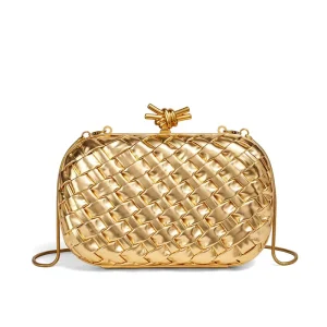 Hand Woven Fashion Lady Clutch Bag Single Strap Water Resistant All Seasons Home & Shoulder Bag
