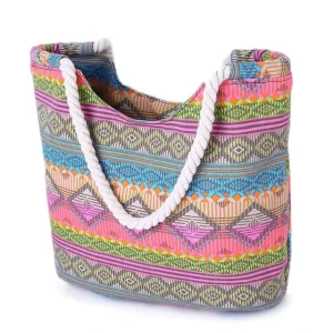 Handbags Designer Ladies Beach Bags Custom logo Beach Bag Shoulder Canvas Tote Bag