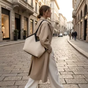 Handbags For Women Large Capacity Vintage Pleated PU Leather Women Tote Bag Shoulder Purse Custom Logo OEM ODM
