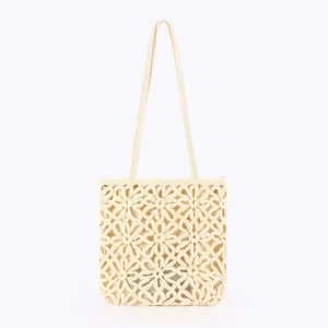 Handcrafted High quality Single shoulder Woven Straw Beach Bag with Large Capacity and Casual Style
