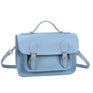 Handmade Women’s Shoulder Bag Portable DIY with Single Strap Polyester Lining Zipper Closure Decorated with Chains