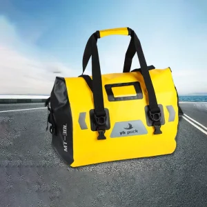 Heavy Duty Dry Pack Tail Rear Luggage Motorcycle Bag Waterproof Motorcycle Roll Top Duffle Bag for Adventure