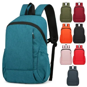Heavy-Duty Oxford Backpack Water-Resistant Sports Lightweight Zipper Closure Travel Sport Backpack