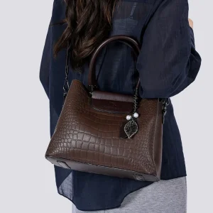 Henggeng Women’s Shoulder Crossbody Handbag High Capacity Multi Pocket Design Casual Cross Border Style Zipper Closure Polyester