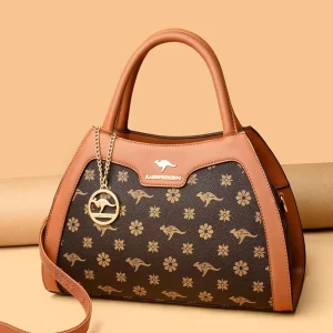 High Capacity Pu Leather Multi layer Shoulder Bags Fashion Women’s Handbags Fashion Satchel Leather Bags