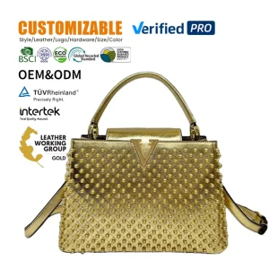 High End Luxury Pearl Shoulder Crossbody Bag for Women Designer Leather Messenger Tote Bags