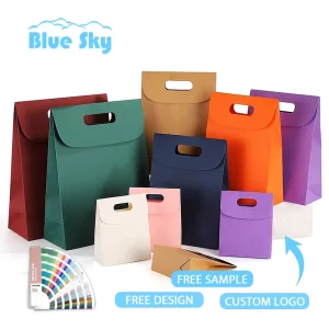 High End Women’s Clothing Store Shopping Paper Bags Beauty Salon Tote Gift Bags Printable Logo Clothing Packaging Bags